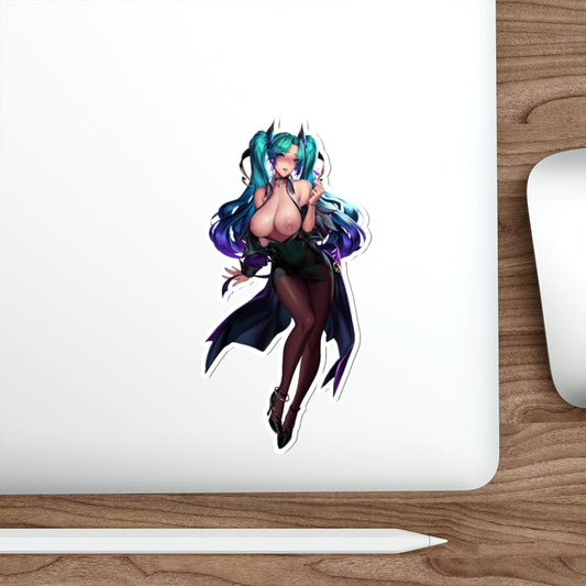 League of Legends Waterproof Sticker - Topless Sona Buvelle Ecchi Vinyl Car Decal