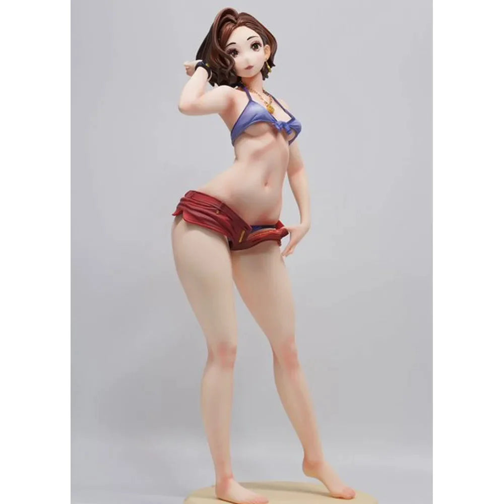 DaiKi Japanese Girl Anime Figures Kishi Mieko Sun Bath Ver. Pvc Action Figure Adult Collection Model Toys Decoration