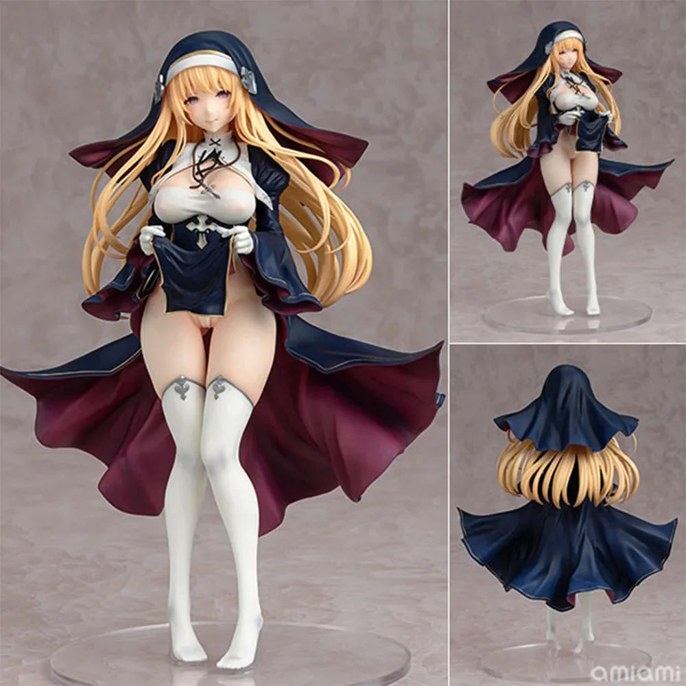 Japanese Anime Figures Character Charlotte Nun Ver. Pvc 1/6 Complete Figure Adult Collection Model Toys Doll Decoration