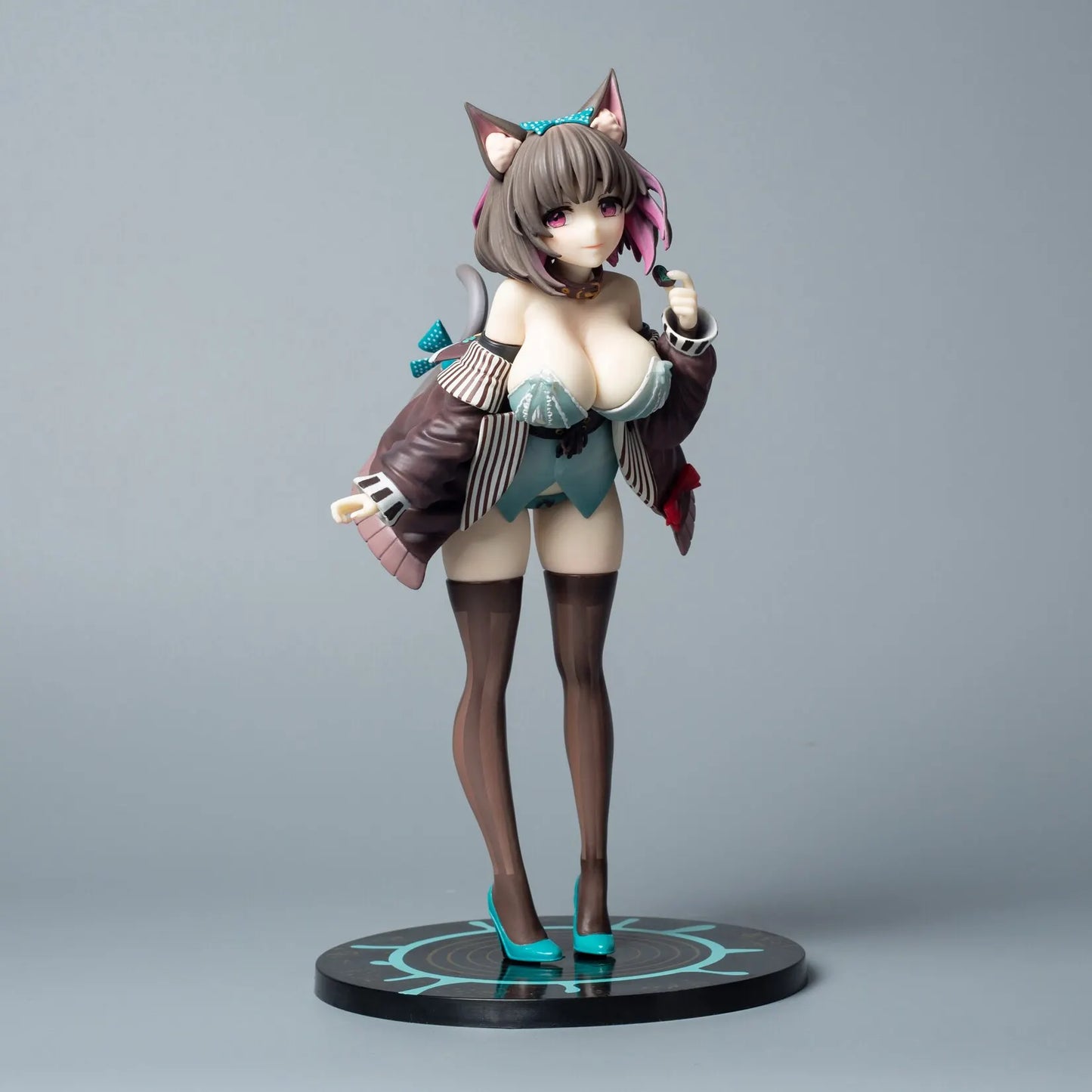 Native Japanese Girl Anime Figure Mauve Kawaii Catwoman Ver. Pvc Action Figurine Adult Model Toys Desk Home Decoration