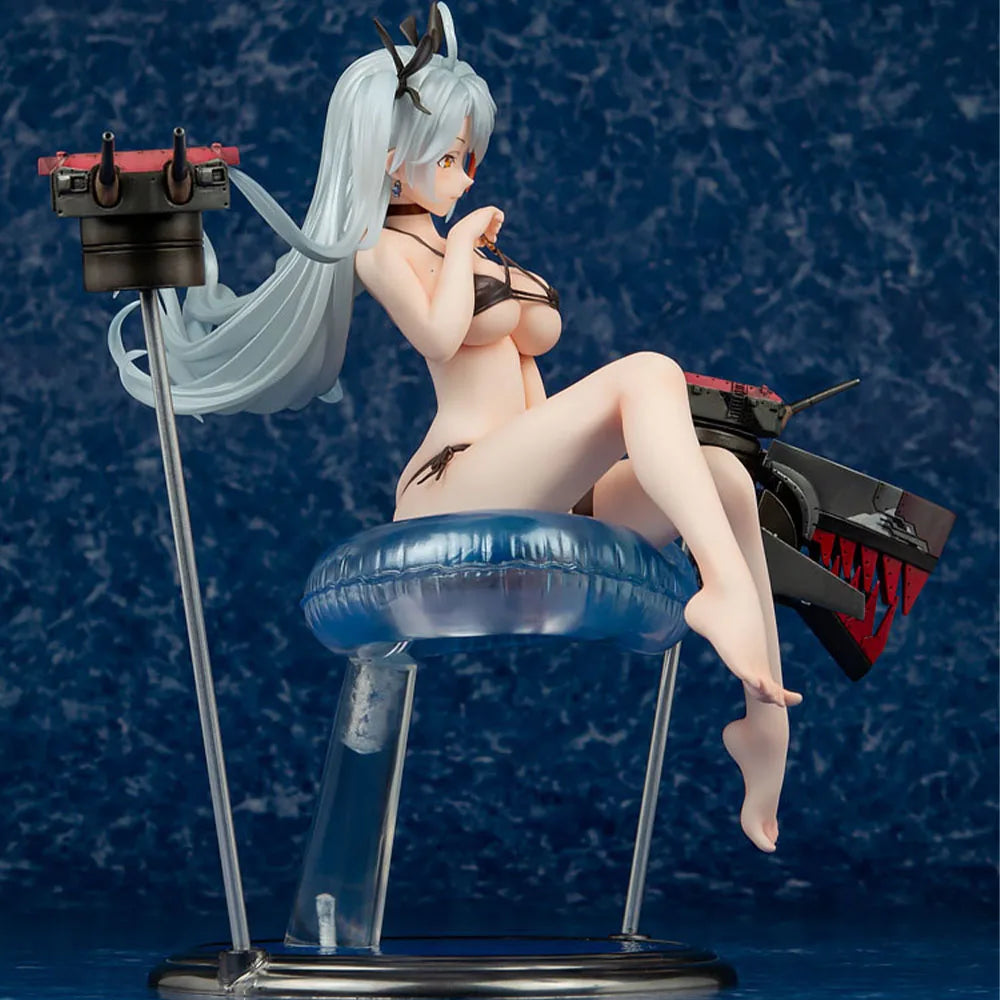 21cm Game Azur Lane Anime Figures Prinz Eugen Swimwear Ver. Pvc Action Figure Collection Model Toys Decoration