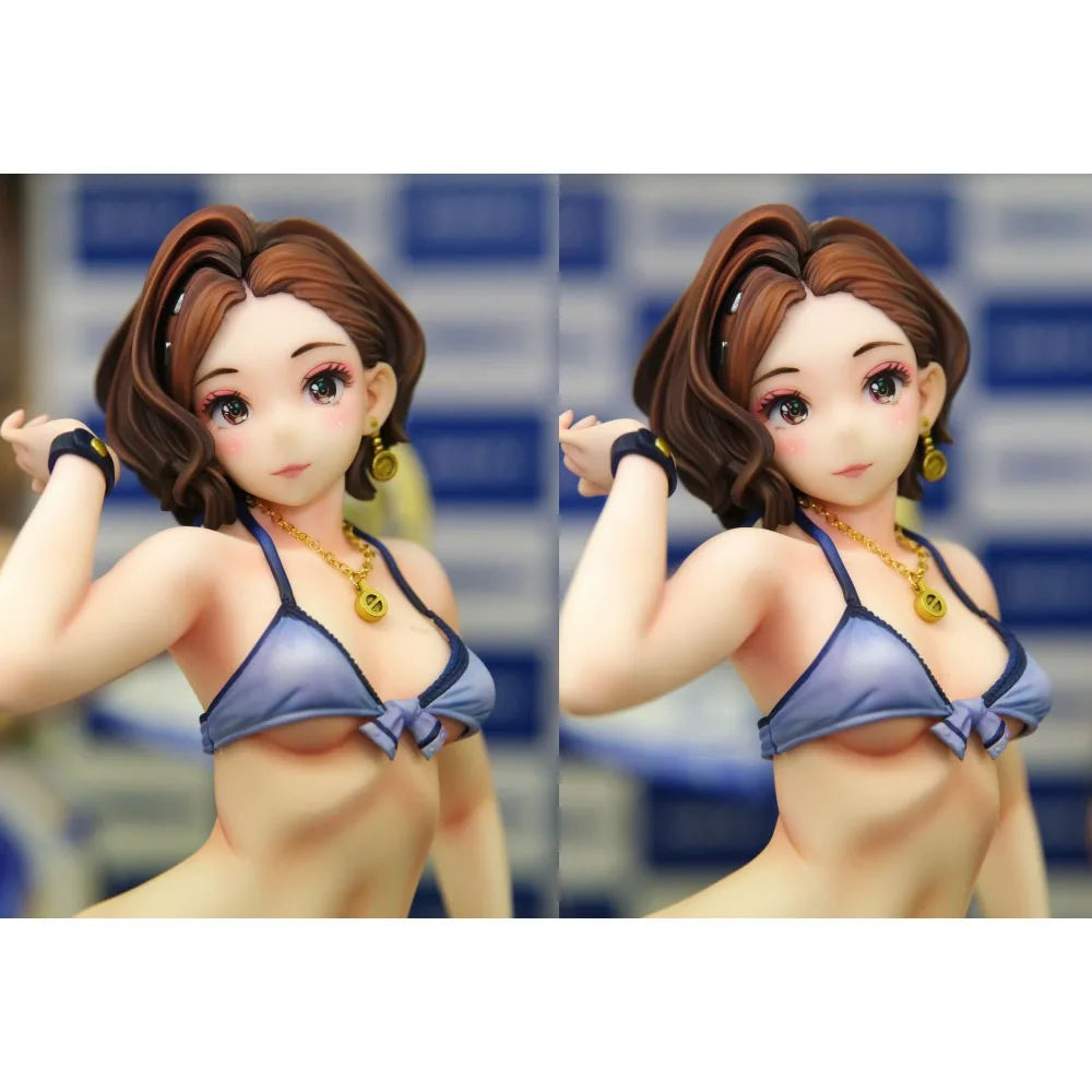 DaiKi Japanese Girl Anime Figures Kishi Mieko Sun Bath Ver. Pvc Action Figure Adult Collection Model Toys Decoration