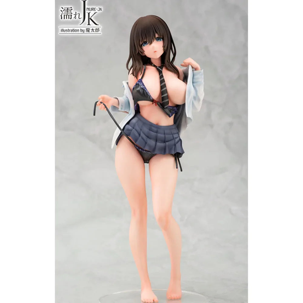 DaiKi Japanese Girl Anime Figures Kuromine Aya Wet JK Girl Ver.Pvc Action Figure Collection Figurine Model Toys For Adult