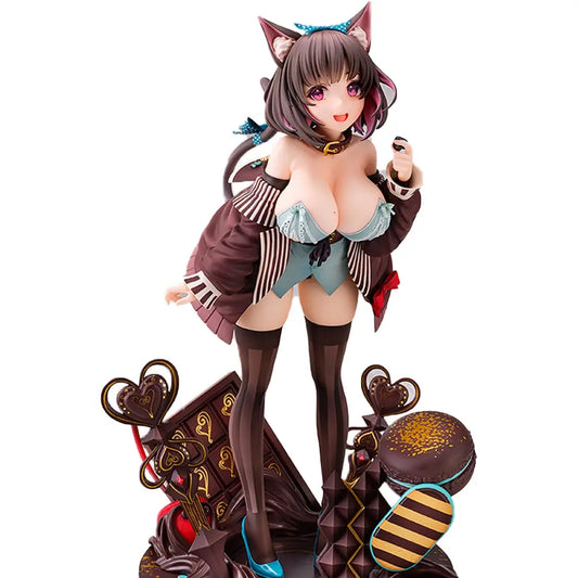 Native Japanese Girl Anime Figure Mauve Kawaii Catwoman Ver. Pvc Action Figurine Adult Model Toys Desk Home Decoration