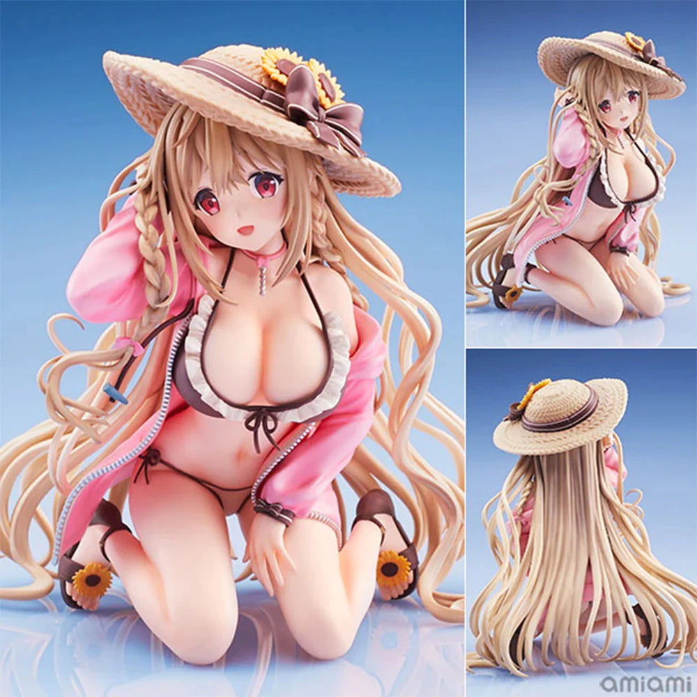 Japanese Anime Figures Adult Maeda Shiori Swimwear Ver. Pvc Action Figurine Collection Model Toys Decoration