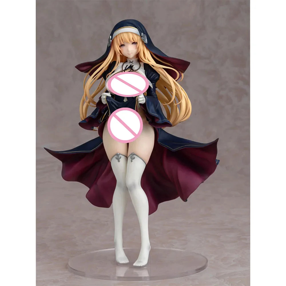 Japanese Anime Figures Character Charlotte Nun Ver. Pvc 1/6 Complete Figure Adult Collection Model Toys Doll Decoration