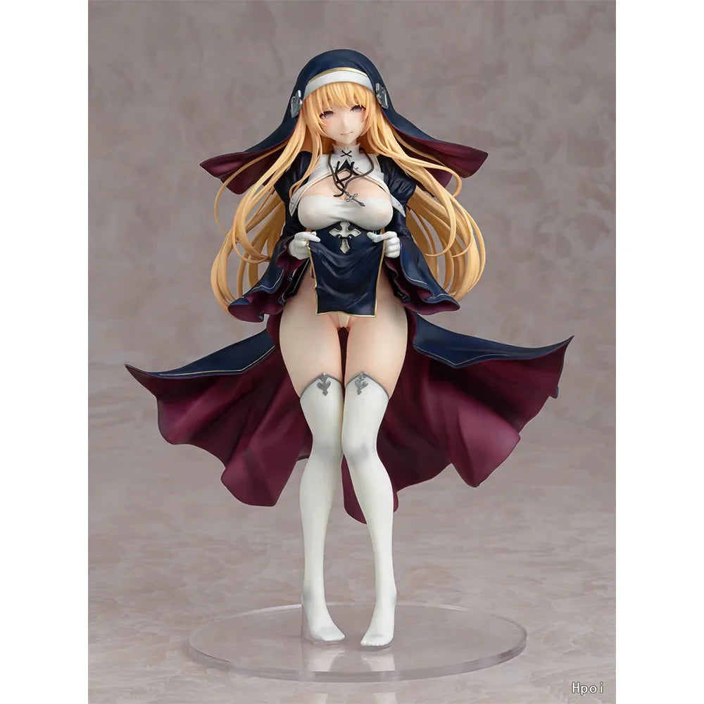 Japanese Anime Figures Character Charlotte Nun Ver. Pvc 1/6 Complete Figure Adult Collection Model Toys Doll Decoration