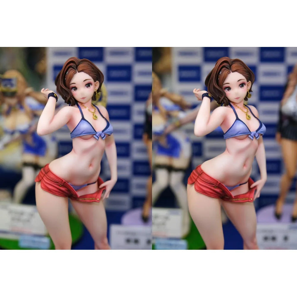 DaiKi Japanese Girl Anime Figures Kishi Mieko Sun Bath Ver. Pvc Action Figure Adult Collection Model Toys Decoration