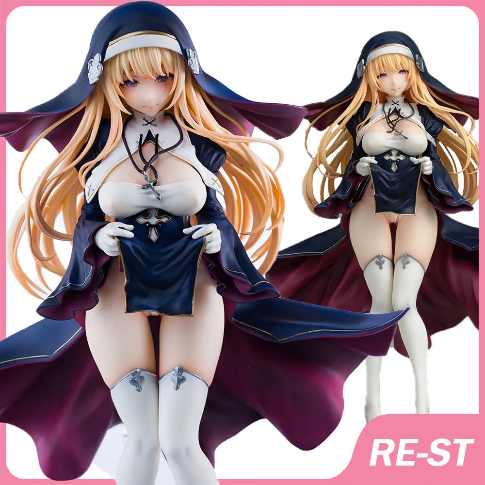 Japanese Anime Figures Character Charlotte Nun Ver. Pvc 1/6 Complete Figure Adult Collection Model Toys Doll Decoration