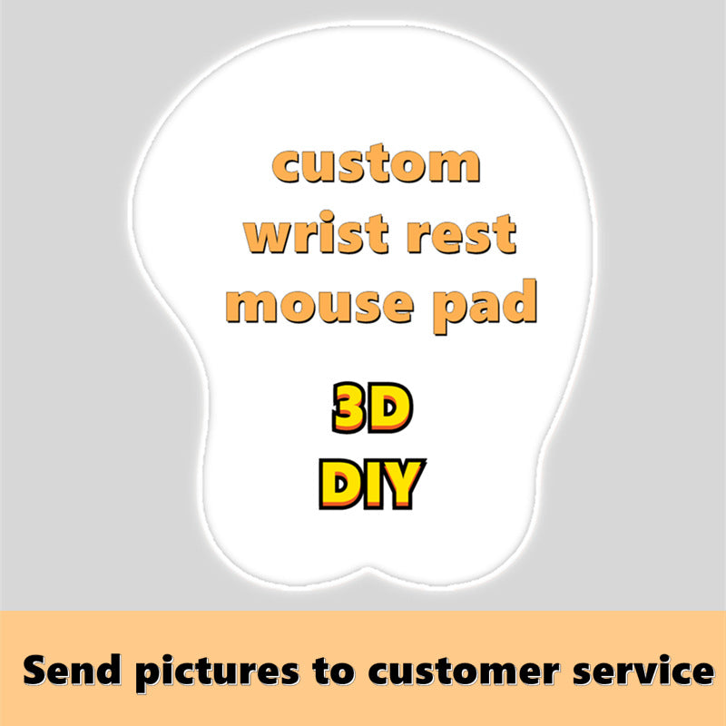 Custom 3D Silicone Mousepad | Custom Oppai Mouse Pad | Silicone chest mousepad