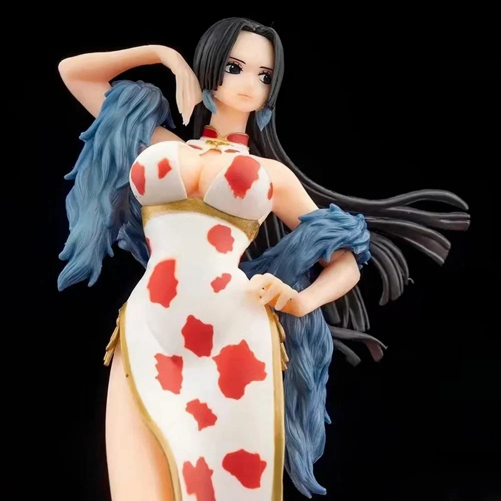 24CM Sexy Boa Hancock Figurine One Piece Accessories Anime Action Figure Adult Children Kids Toys Manga Gift Free Shipping Items