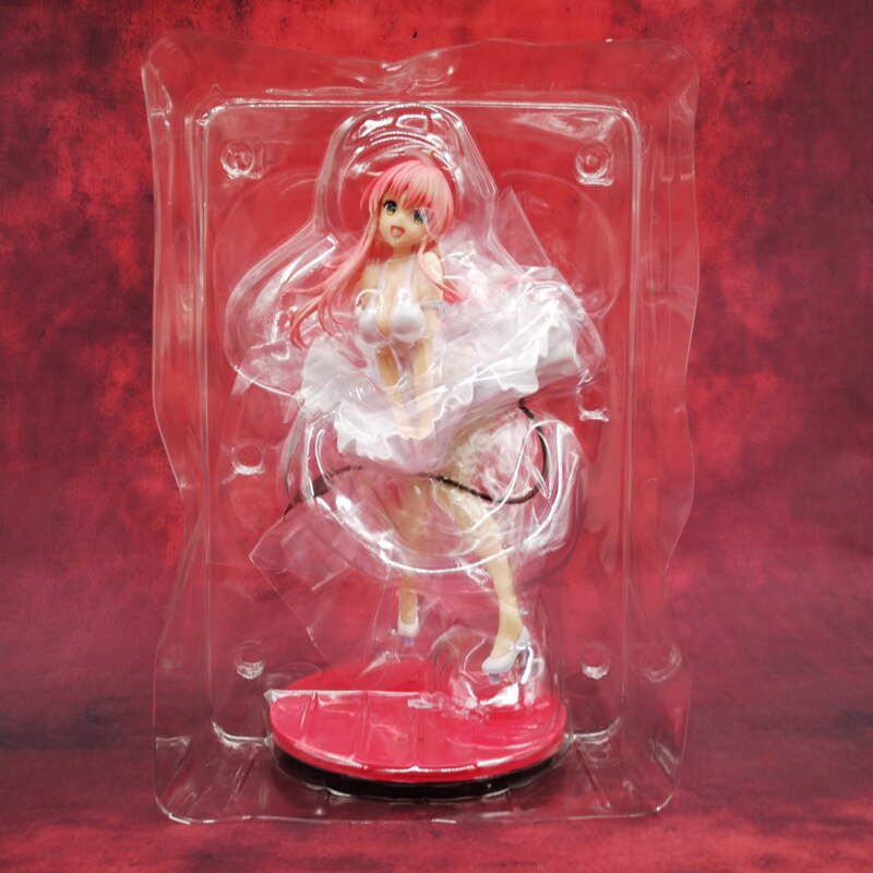 Veranderen Om Liefde Ru Lala Satalin Sexy Rode Staart Badpak Action Figure Sexy Deviluke Meisje Collectible Model 24cm figure