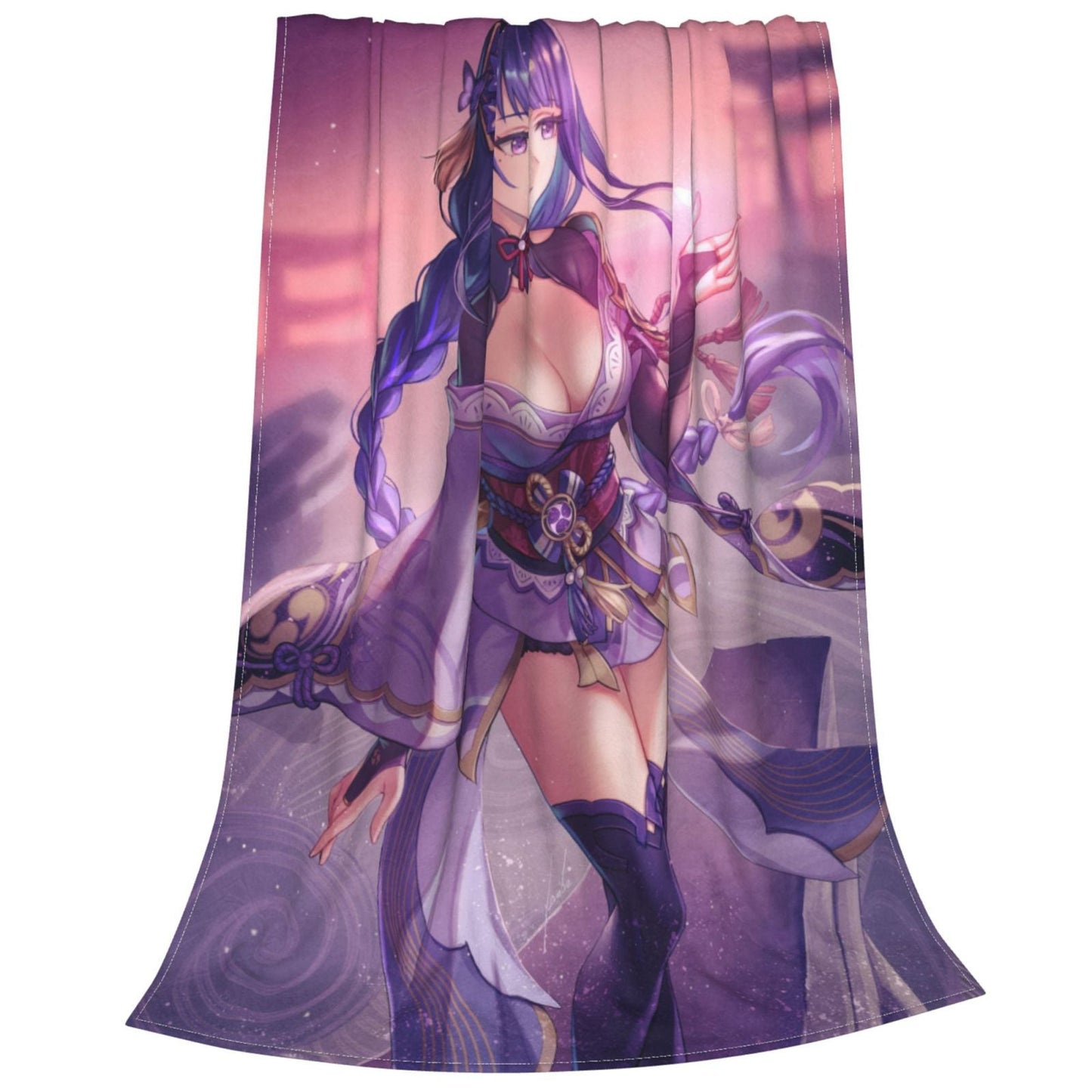 Genshin Impact Blanket H Anime Poster Blanket Sexy Nudity Women Poster Fleece Blanket Hentai Image Sexy Adult Hentai Manga Blank