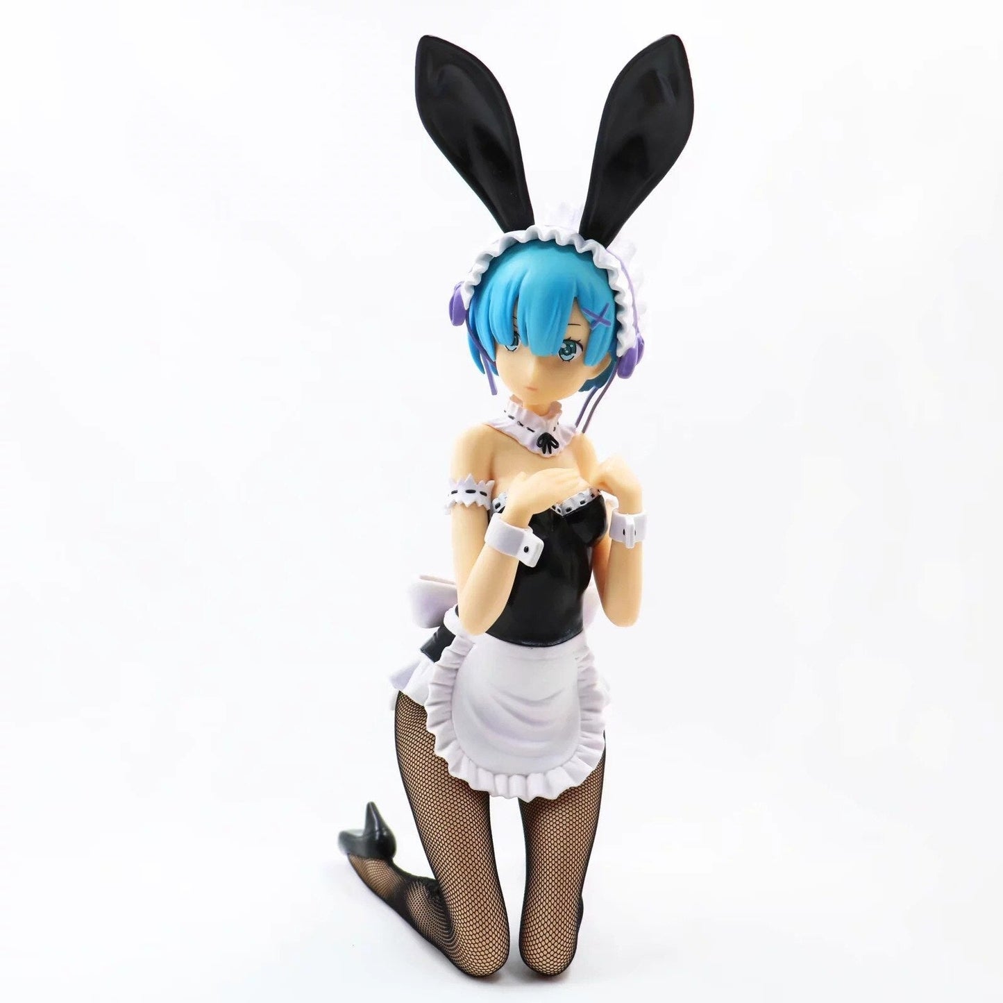 29CM Big Size Re:Life In A Different World From Zero Rem Ram Maid Outfit Bunny Girl Action Figure Toys Sexy Girl Anime Model Toy