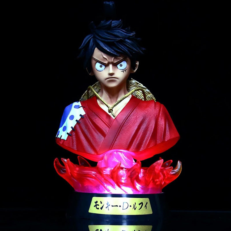 Luffy Zoro Sanji Kimono 16 cm Head Figure |  PVC one piece anime Action Figure Model Toys