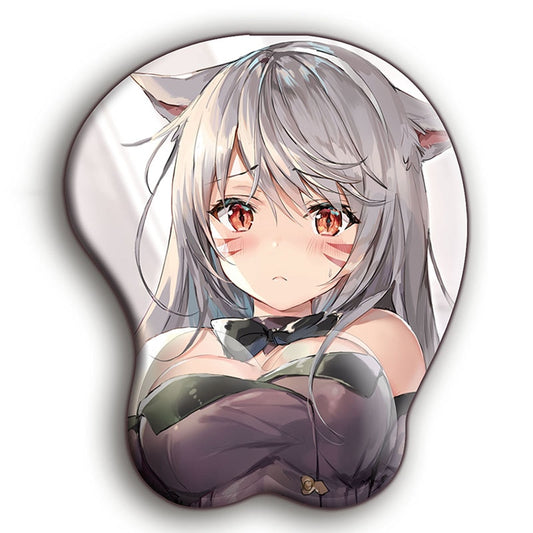 3D Silicone Mousepad | Oppai Mouse Pad | Silicone chest  mousepad