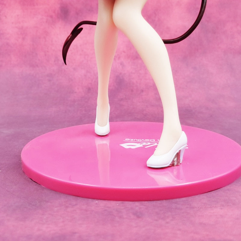 Veranderen Om Liefde Ru Lala Satalin Sexy Rode Staart Badpak Action Figure Sexy Deviluke Meisje Collectible Model 24cm figure