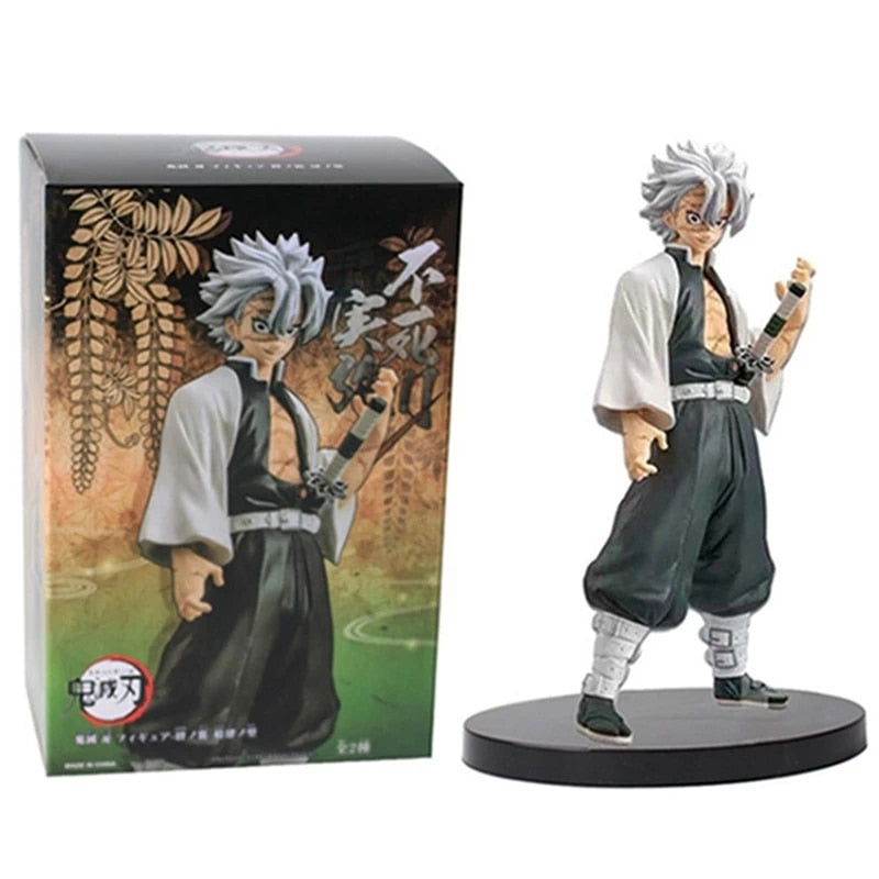 Anime Demon Slayer Kimetsu No Yaiba Shinazugawa Sanemi Action Figure Toys Anime Figurals Brinquedos In Stock Original