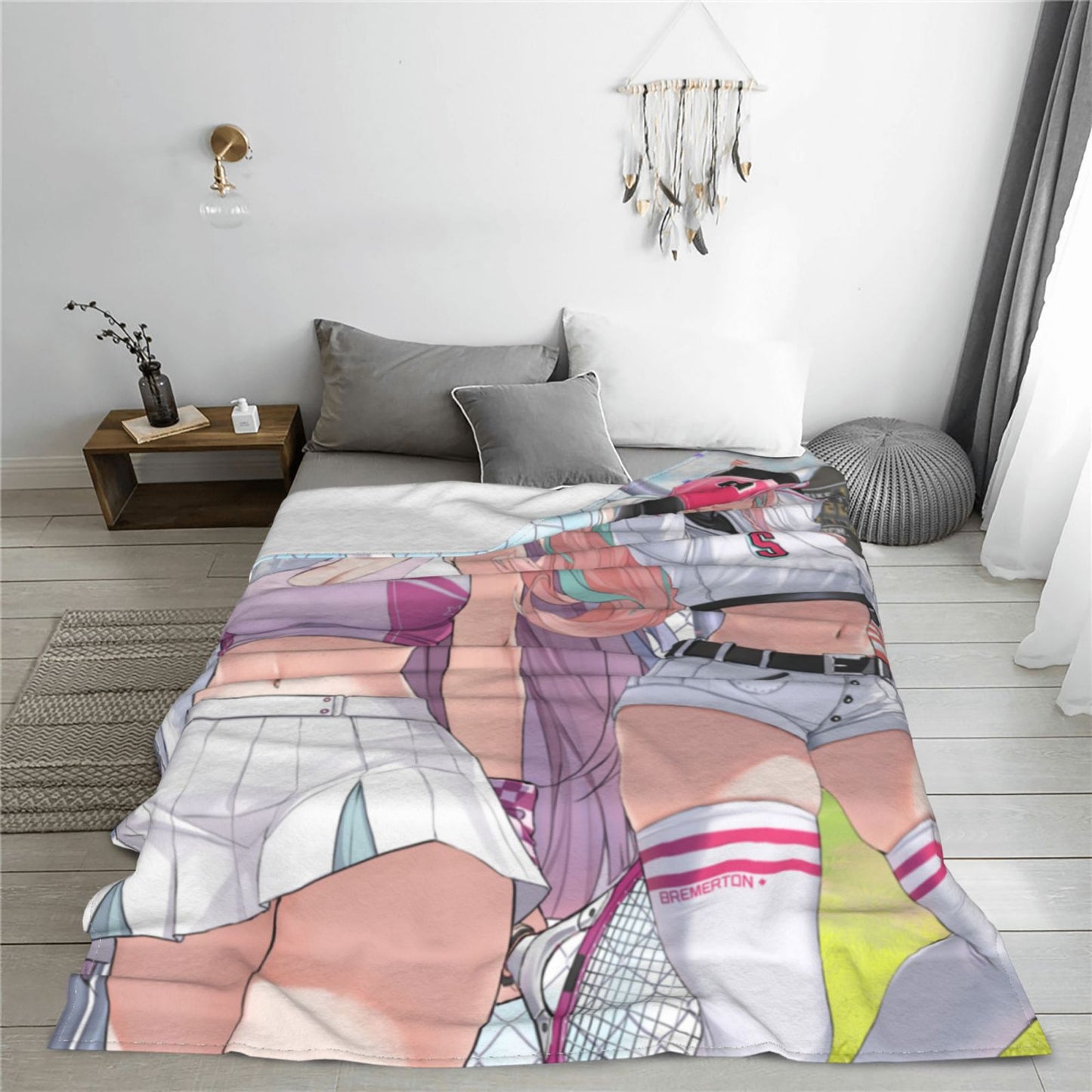 Hentai Anime Blanket Artist CG Comic Throw Adult Manga Sofa Blankets Doujin Sexy Doujinshi Digital Poster Flannel Fleece Throws