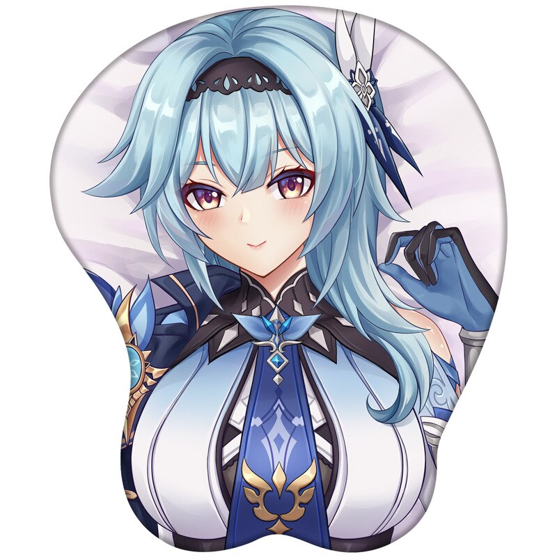 3D Genshin Impact Zhongli Mouse Pad Klee Anime Kawaii Hutao Stereo Mousepad Oppai Silicone Wrist Pad Gaming Mouse Mat Customeriz