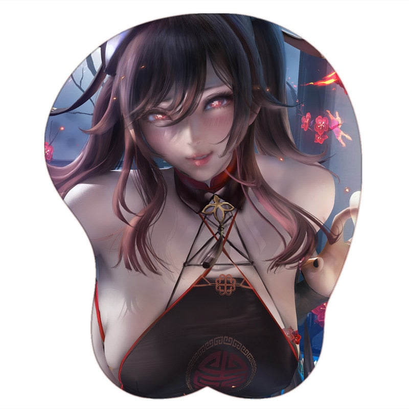 3D Boobs Mousepad | Oppai Ass Tits Mouse Pad | Silicone boobs mousepad