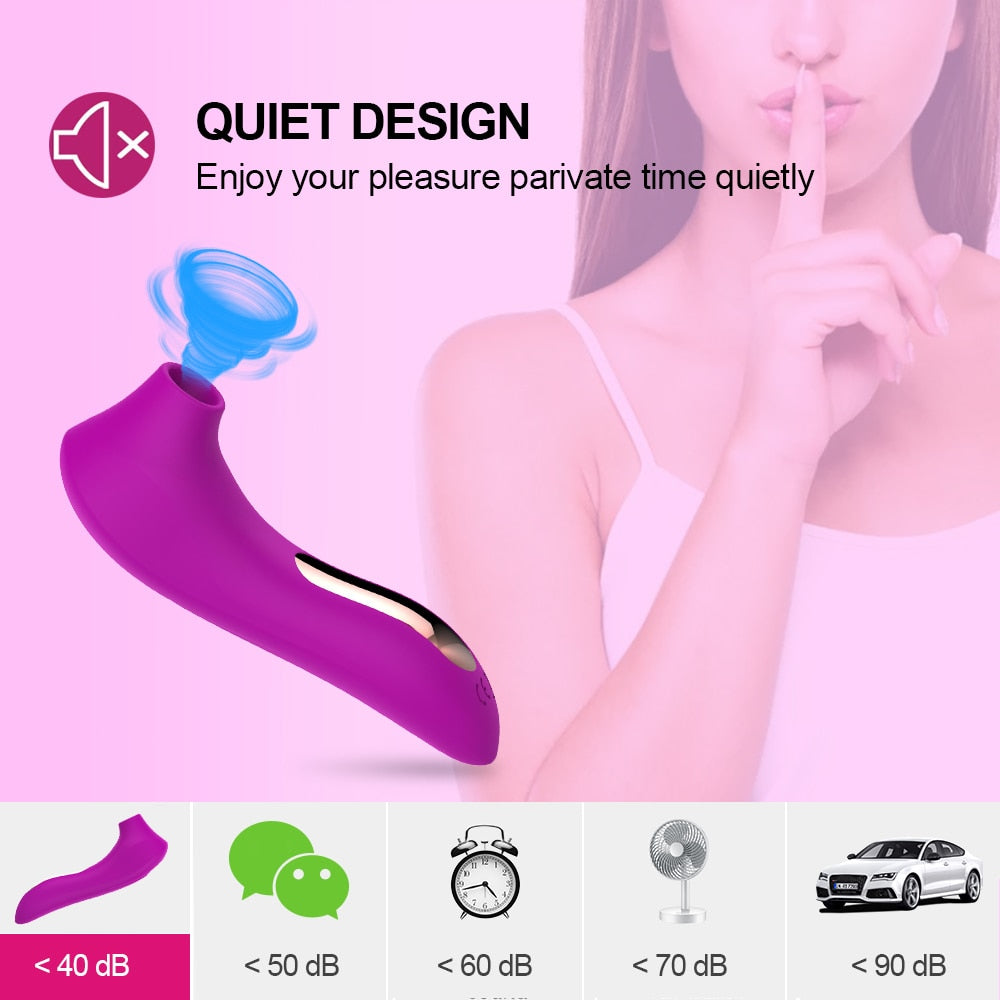 Clit Sucker Vagina Sucking Vibrator | Female Clitoris Vacuum Stimulator Nipple Sexy Toys for Adults