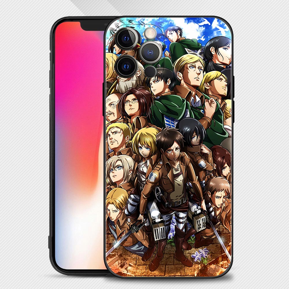 Attack on titan iPhone cases - For iPhone 13/12/11/X/8/7/6