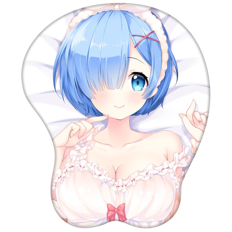 Re: Life in a Different world from zero Rem Figure 3d Anime Girl Soft Gel Gaming Mouse Pad Mousepad Wrist Rest Gifts Adult Toy