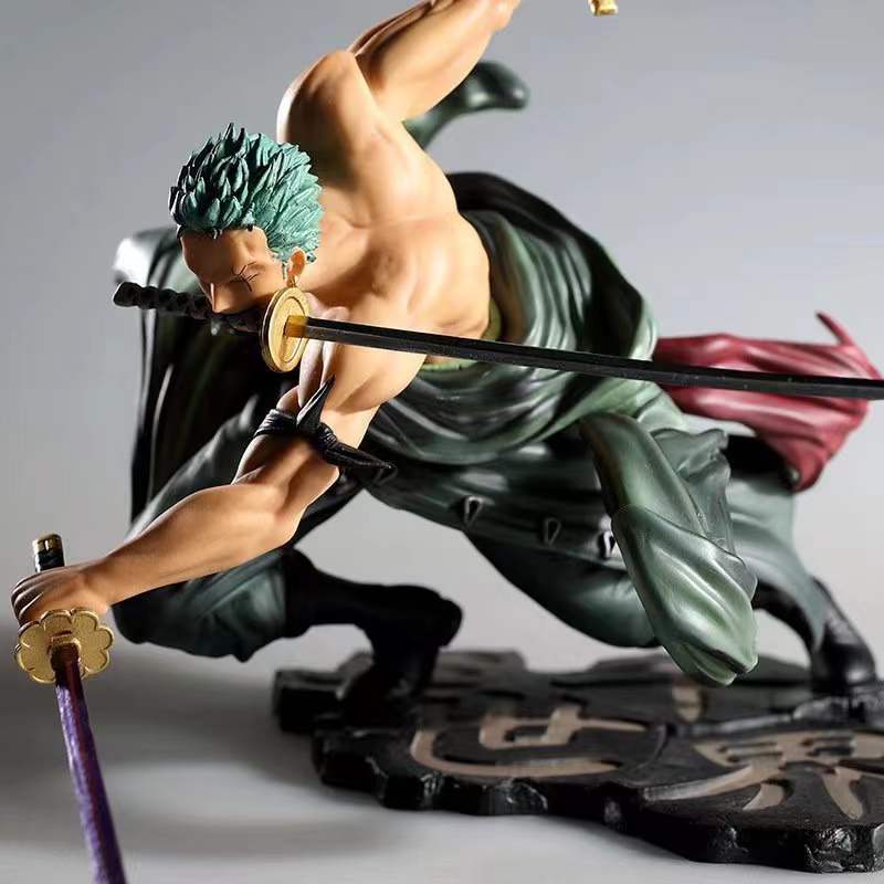 One Piece Anime Figure Roronoa Zoro 10cm | " No Box "  | Anime Statue PVC Action Figure Collection Model