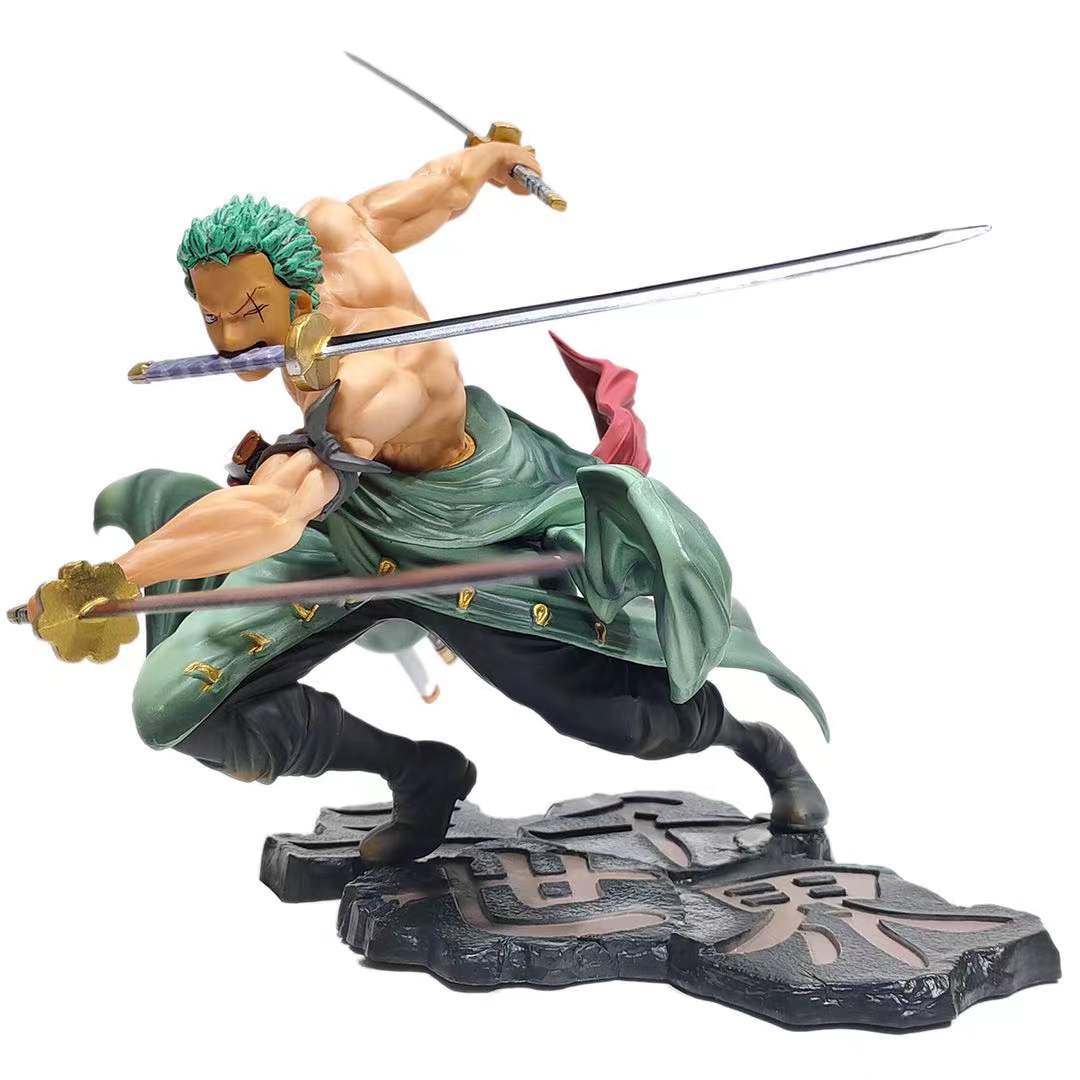 Plastoy Figure Hucha Roronoa Zoro One Piece 18 cm Verde