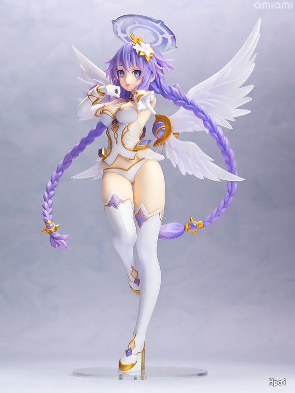 Hyperdimension Neptunia Purple Heart Neptune Online CYBER DIMENSION NEPTUNE Anime PVC Action Figure Toy Collectible Model Doll