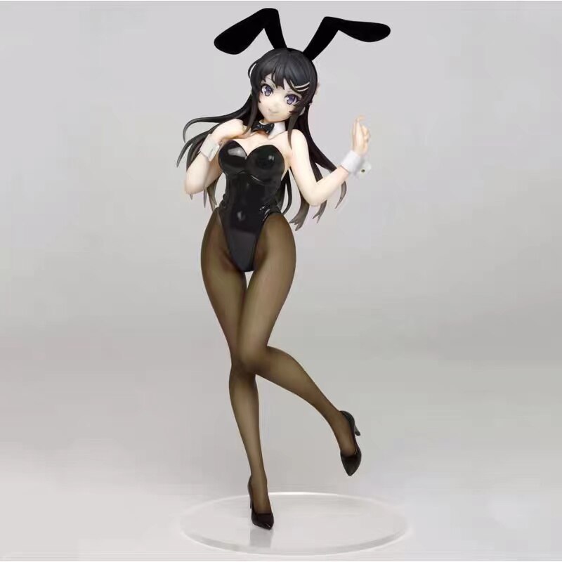 22cm Anime Rascal Does Not Dream Of Bunny Girl Sakurajima Mai Sister&#39;s Dream Sexy Girl Anime Figurine PVC Action Figures Toys