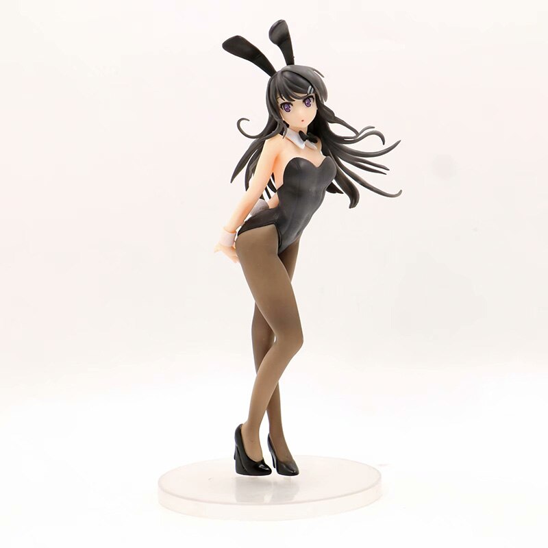 22cm Anime Rascal Does Not Dream Of Bunny Girl Sakurajima Mai Sister&#39;s Dream Sexy Girl Anime Figurine PVC Action Figures Toys