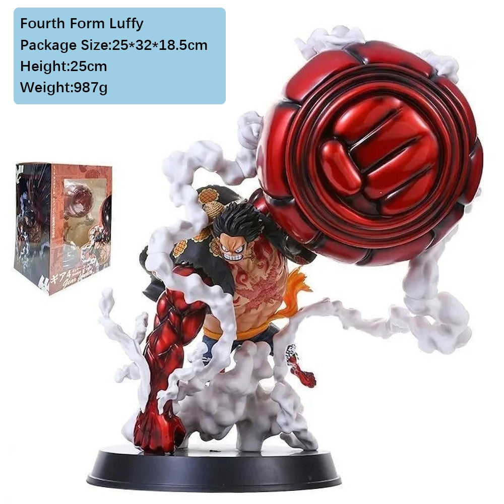 Luffy Gear 4 Action Figure 25CM | One Piece Anime Action Figure  + Colored box