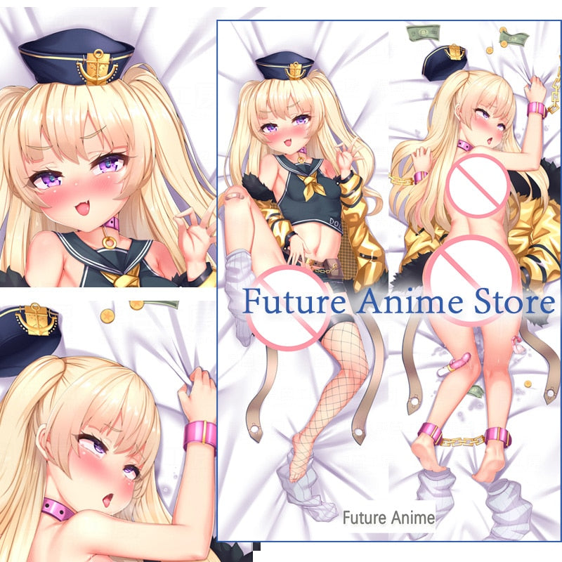 Dakimakura Anime Bache Azur Lane Double-sided Print Life-size Body Pillow Case