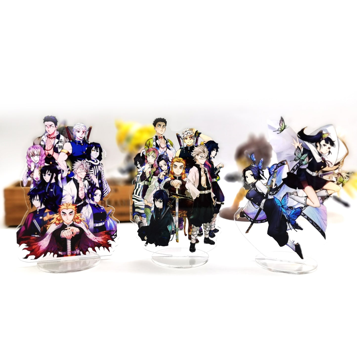 Demon Slayer Kimetsu no Yaiba Kanao Kyoujurou Mitsuri Shinobu Giyuu  acrylic standee figurines desk decoration cake topper