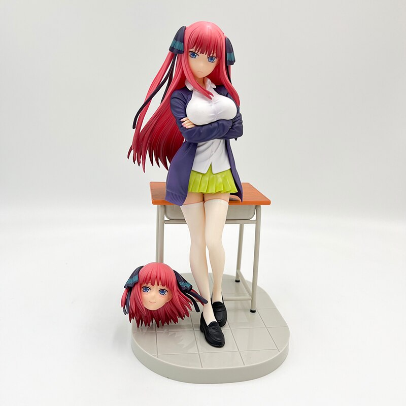 19cm The Quintessential Quintuplets Anime Figure Miku Nakano/Nino Nakano Action Figure Sexy Girl Figure Collectible Model Toys