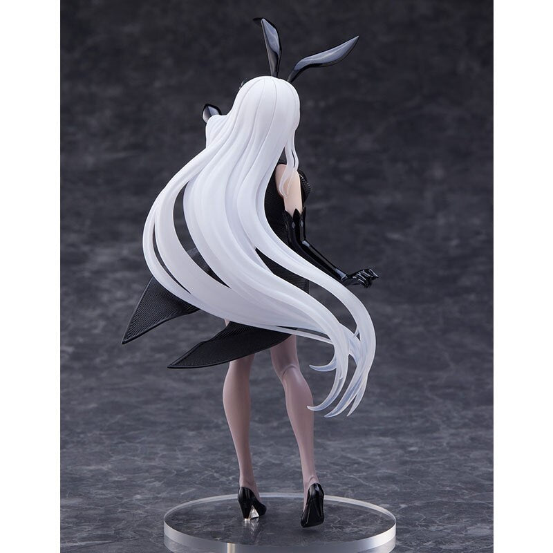 Genuine 18CM Echidna Anime Figure RE: Zero-Starting Life in Another World Rem Sexy Black Dress Bunny Model Children Toy PVC Doll