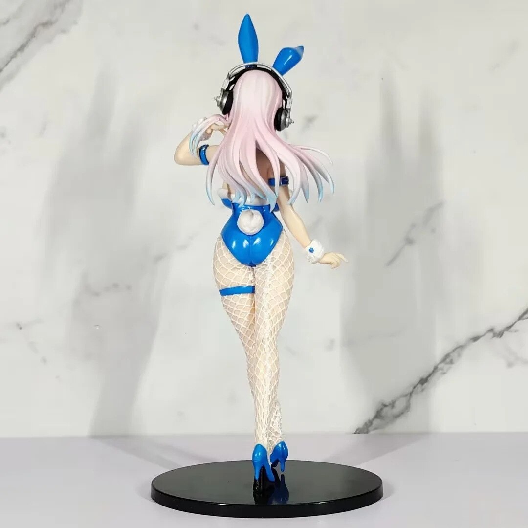 30cm FuRyu BiCute Bunnies Super Sonico Sexy Anime Figure SUPERSONICO Bunny Girl Action Figure Adult Collection Model Doll Toys