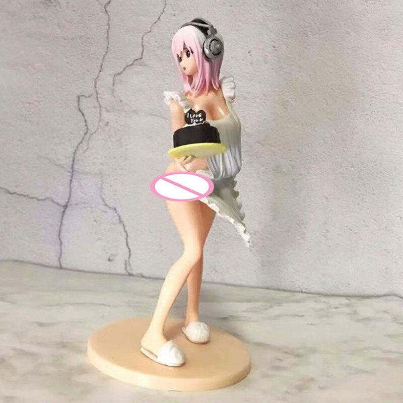 SUPERSONICO Nitro Super Sonico Valentine Ver. PVC Action Figure Anime Model Toys Collection Doll Gift