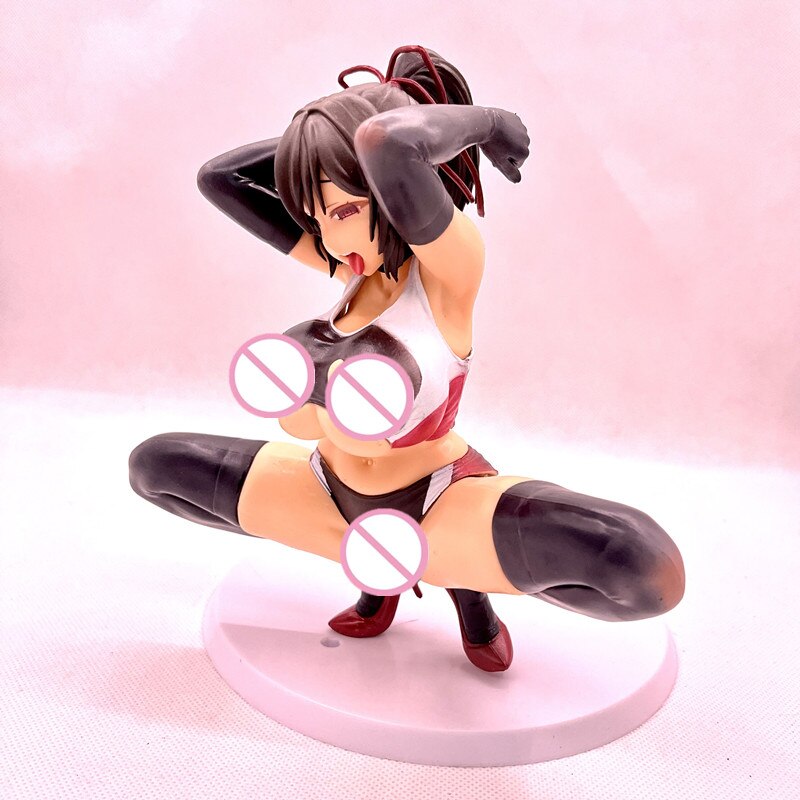 Native Beautiful Girl Series Mizuki Nagimori Squat 1/5 PVC 18CM Figure Anime Sexy Collection Model Doll Toy Desk Ornament