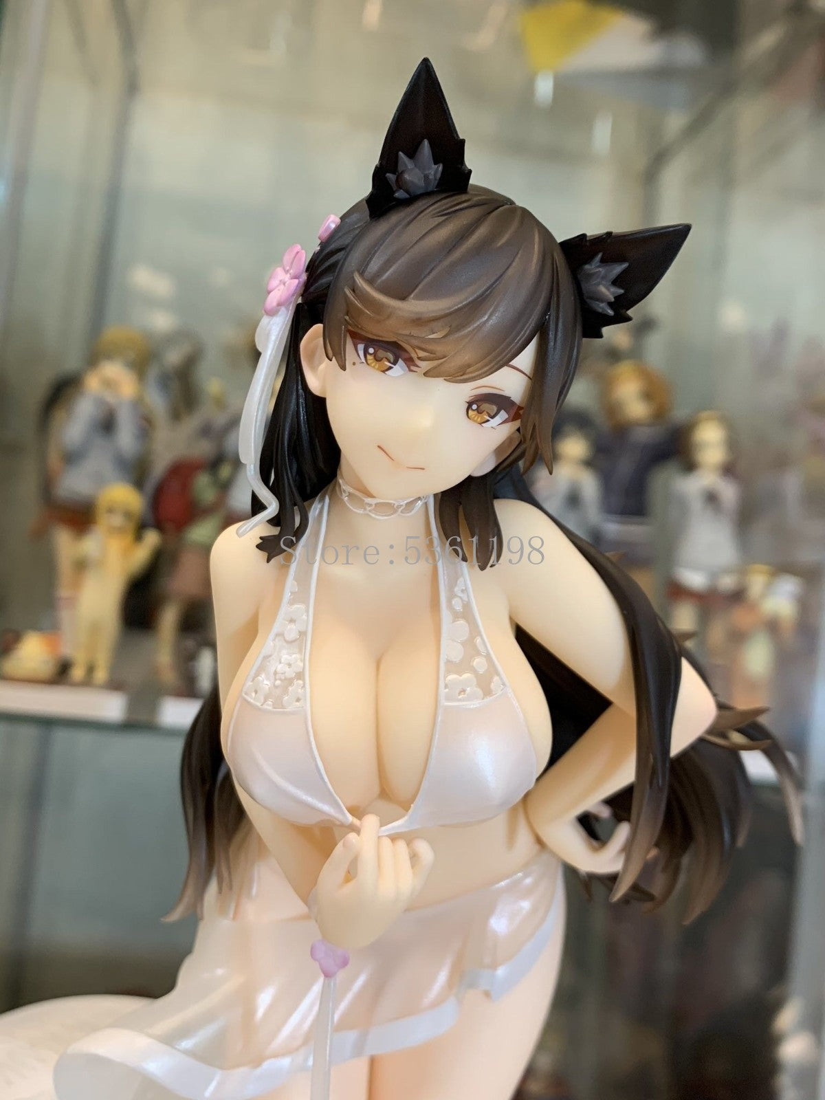 18cm Azur Lane Sexy Girl Anime Figure Atago Action Figure Atago Manatsu no Koushinkyoku Ver. Figurine Adult Collection Doll Toys