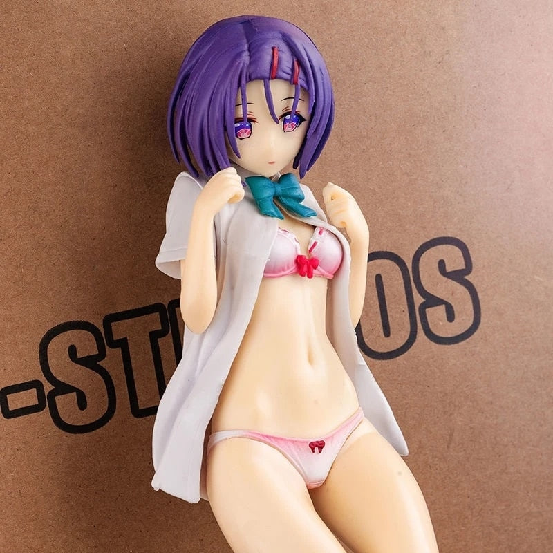 23cm To Love Ru Darkness Haruna Sairenji Figure PVC Cute Sexy Girl Anime Figure Toys Hentai Model Statue Adult Gifts Collection