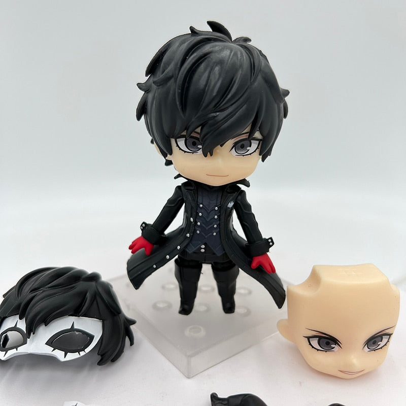 #989 Ren Amamiya Persona 5 Joker Anime Figure Megami Tensei Protagonist Action Figure #793 Morgana/Futaba Sakura Figure Doll Toy