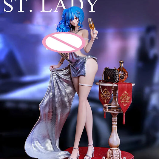 25CM Azur Lane Anime Sexy Girl St. Louis Belfast Iridescen PVC Action Figure Game Statue Adults Collection Model Doll Toys Gifts