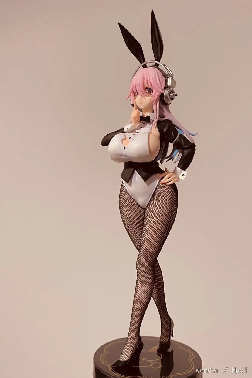 31cm FuRyu SoniComi Super Sonico BiCute Bunnies Anime Sexy Girl PVC Action Figure Toy  Adults Collection Model Doll gifts