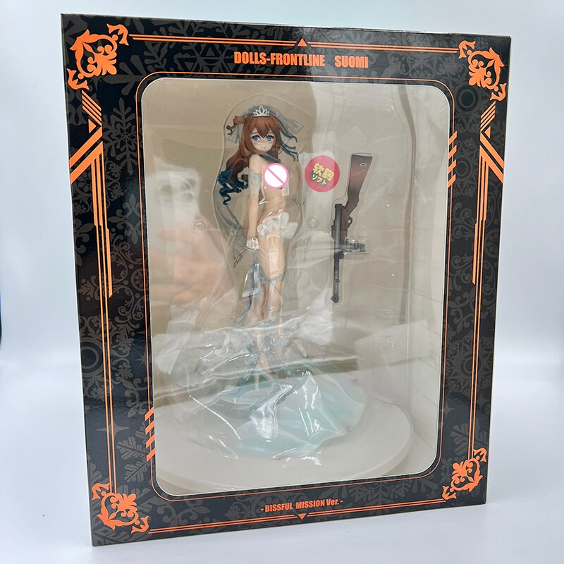 24cm Girls Frontline Sexy Girl Anime Figure Suomi Action Figure KP-31 Suomi Blissful Mission Ver. Figure Collection Model Toys