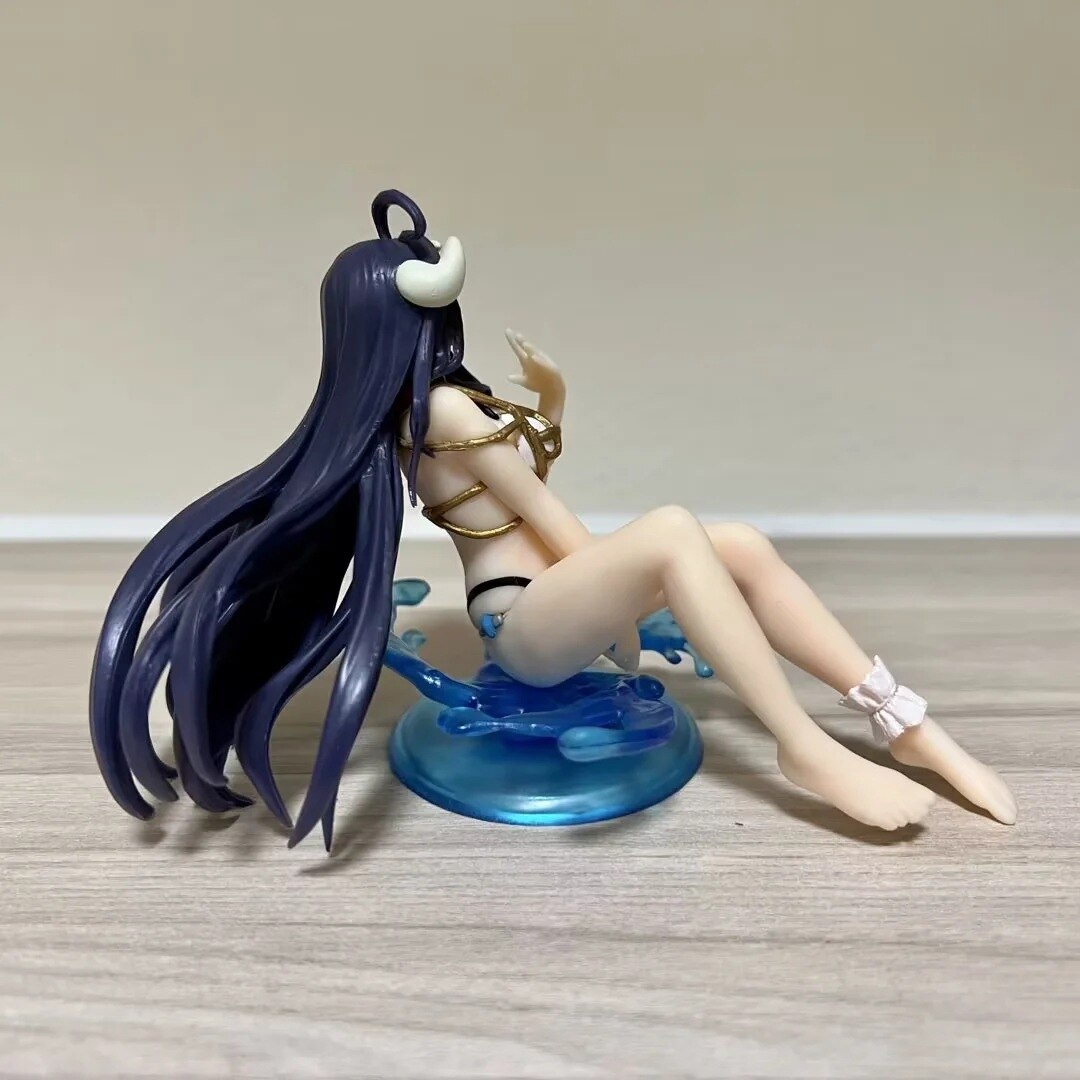 Overlord Iv Albedo Swimming Ring Aqua Float Girls Anime Figure Action Model Collectible Toys Gift