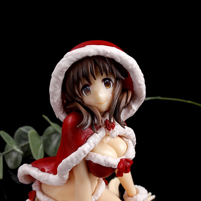 13cm Anime Asuna Soniko Sexy Girl Christmas Cape Bikini Action Figure PVC Collection Model Toy Computer Case Car Kid Gift