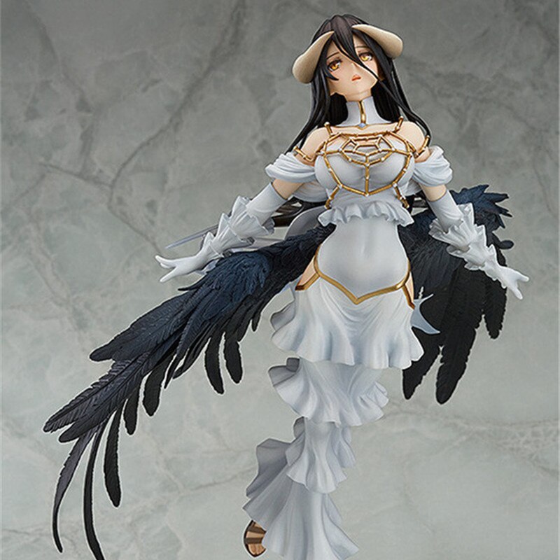 29cm Overlord Albedo Sexy Girl Anime Cartoon Action Figure PVC Ttoys Collection Figures For Friends Gifts